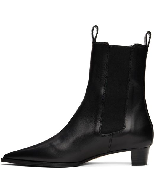 Aeyde Black Kiki Chelsea Boots