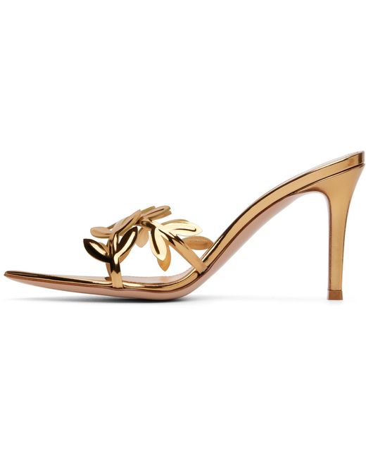 Gianvito Rossi Black Flavia Heeled Sandals