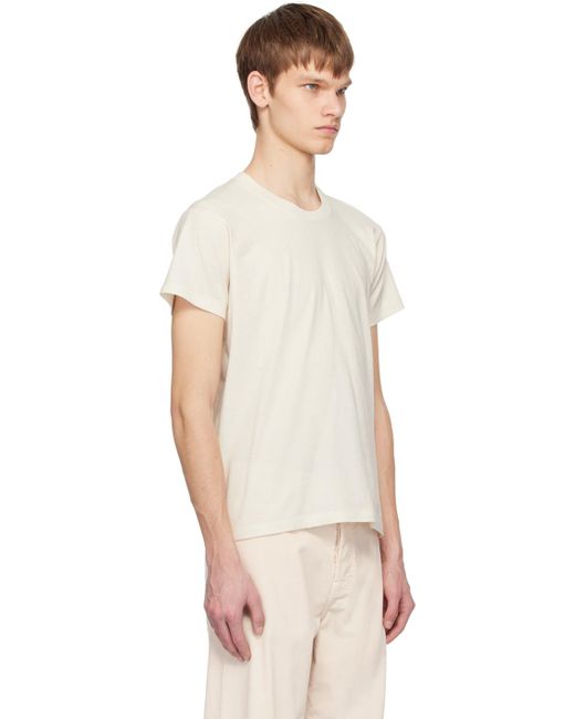 The Row Multicolor Ivory Blaine T-Shirt for men