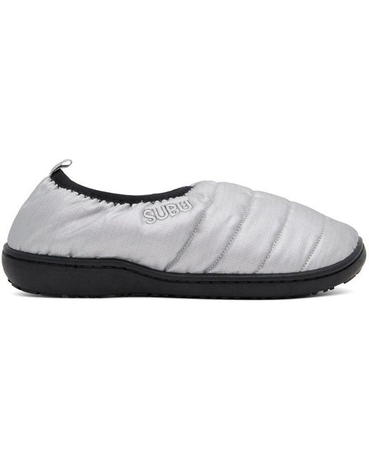 SUBU Silver Packable Slippers in Black for Men Lyst