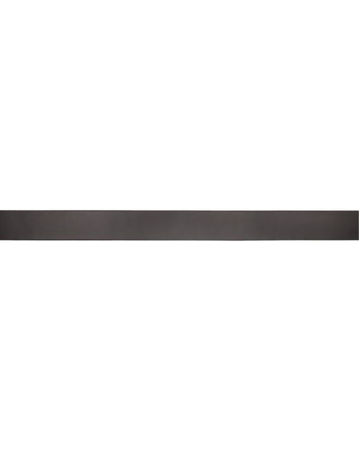 Ferragamo Black Adjustable Gancini Reversible Belt for men