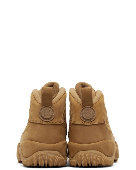 Nike Black Tan Air Jordan 9 Retro Boot Sneakers for men