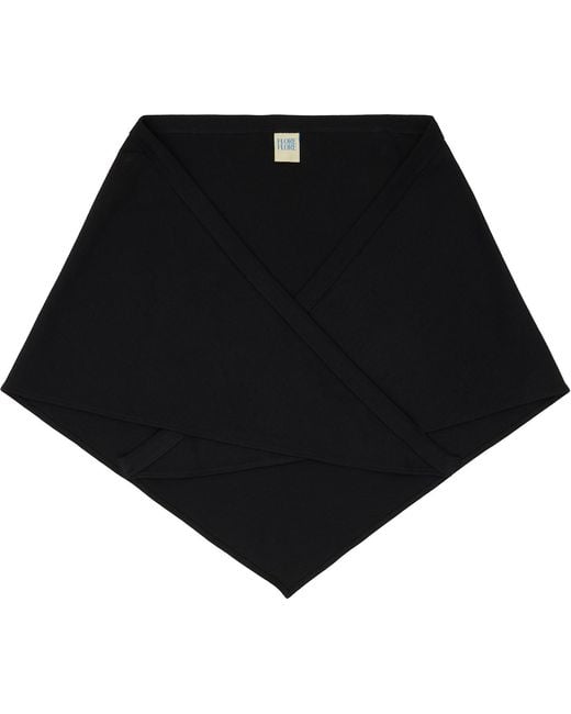 Flore Flore Black Flore Scarf