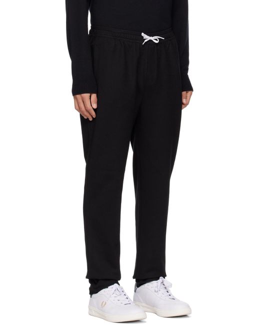 Fred Perry Black T6500 Lounge Pants for men