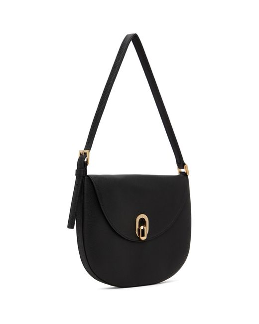 SAVETTE Black Small Tondo Bag