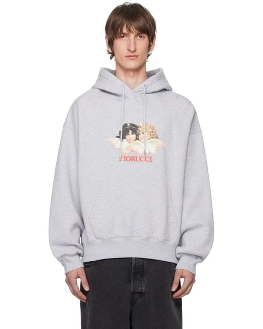 Fiorucci White Angels Hoodie for men