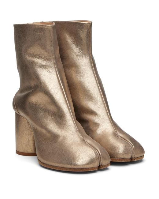 Maison Margiela Brown Tabi Ankle Boots