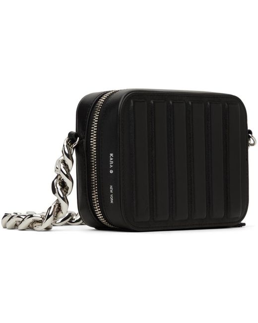 Kara Black Moto Camera Bag
