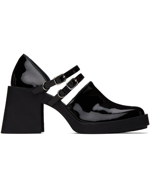 Chaussures charles ix à talon bottier jennie noires Justine Clenquet en coloris Black
