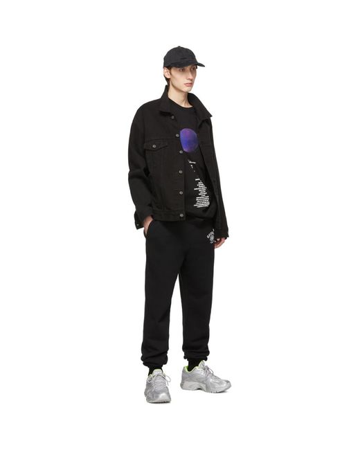 メンズ Vetements ブラック Neptune Planet Number T シャツ ブラック 