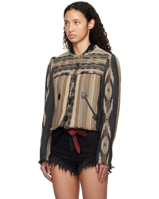 Blouson Delphina Multicolore Isabel Marant en coloris Black