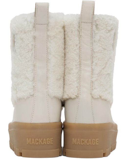 Mackage White Hero Boots
