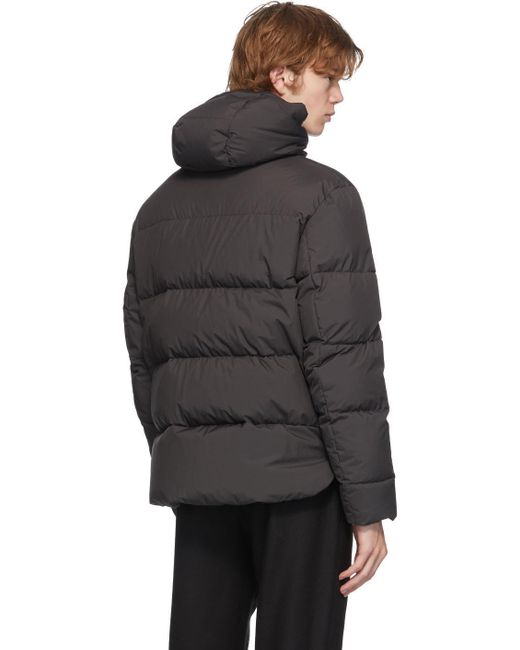 メンズ Herno グレー ダウン Gore Tex Stadium ジャケット グレー Lyst