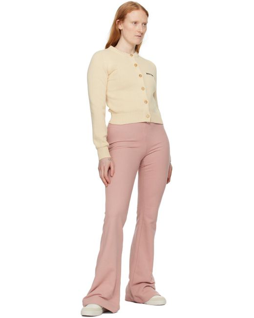 Palm Angels Pink Flared Lounge Pants