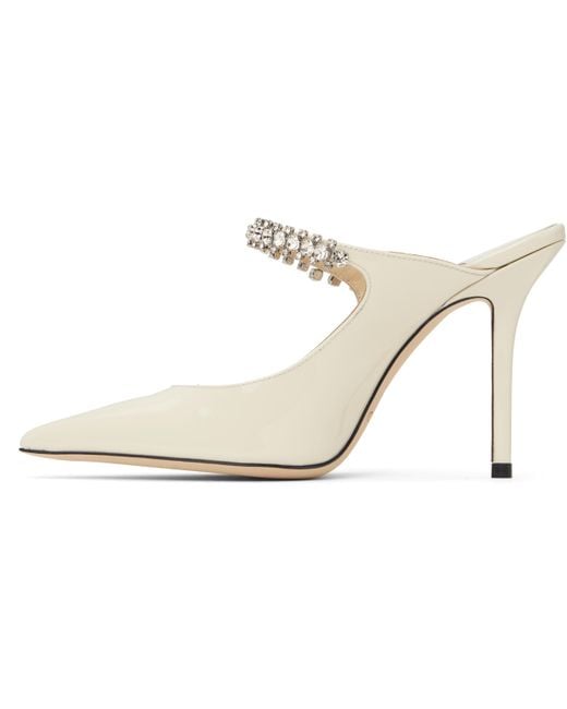 Jimmy Choo Black Ssense Exclusive Off- Bing 100 Mules