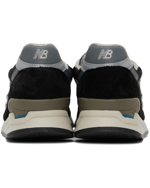 New Balance Black Made In Usa 998 Sneakers for men