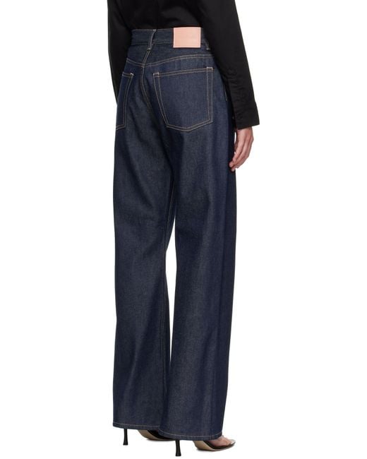 Acne Blue Regular Fit 2021F Jeans