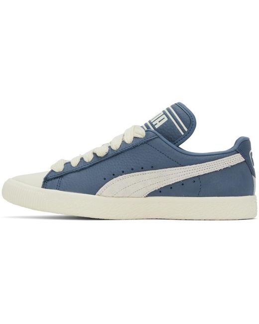 Rhude Black Blue Puma Edition Clyde Q-3 Sneakers for men