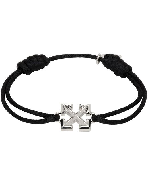 Off-White c/o Virgil Abloh Black Arrow Cord Bracelet for men