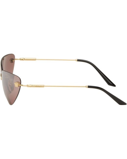 Versace Black Medusa Cat-Eye Sunglasses