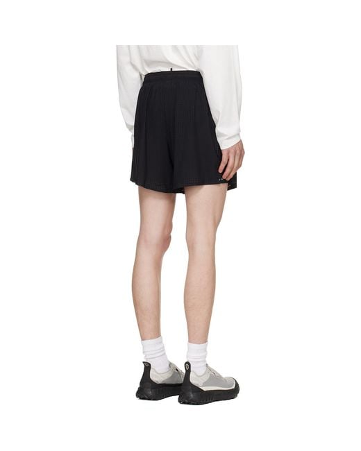 Satisfy Black Space‑O 5 Shorts for men