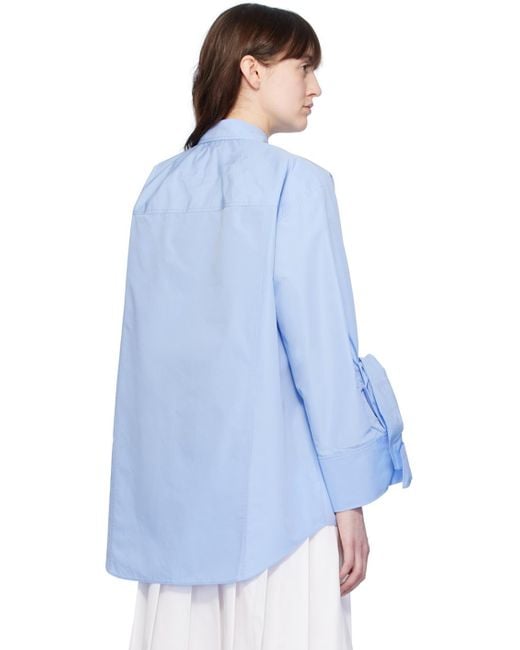 3.1 Phillip Lim ブルー オーバーサイズ シャツ Blue