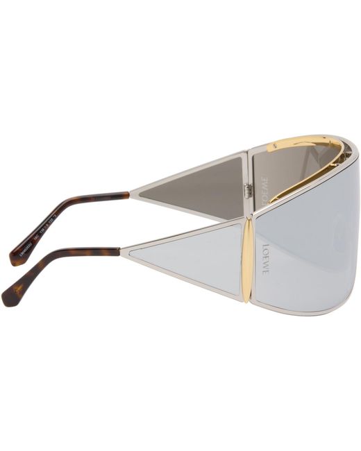 Loewe Gray Speed Shield Sunglasses
