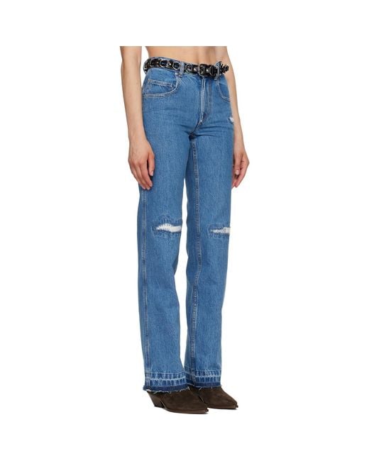 Isabel Marant Blue Zeah Jeans