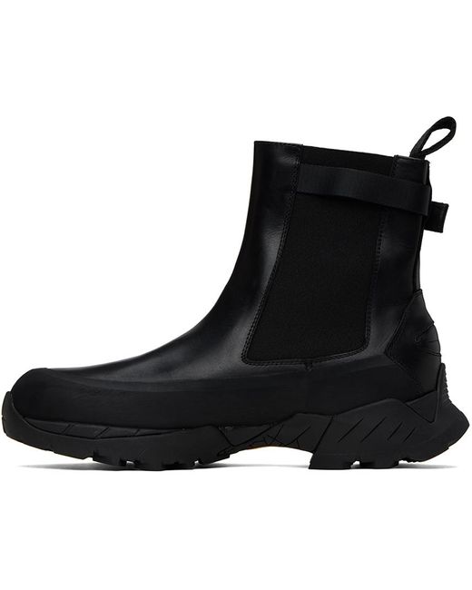 Roa Black Cinch Chelsea Boots for men