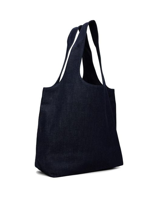 A.P.C. Blue Ninon Tote for men