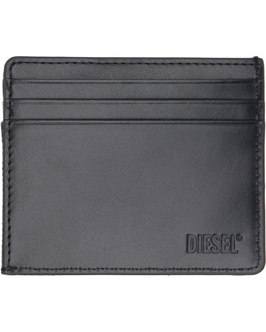 DIESEL Gray 1Dr Card Holder for men