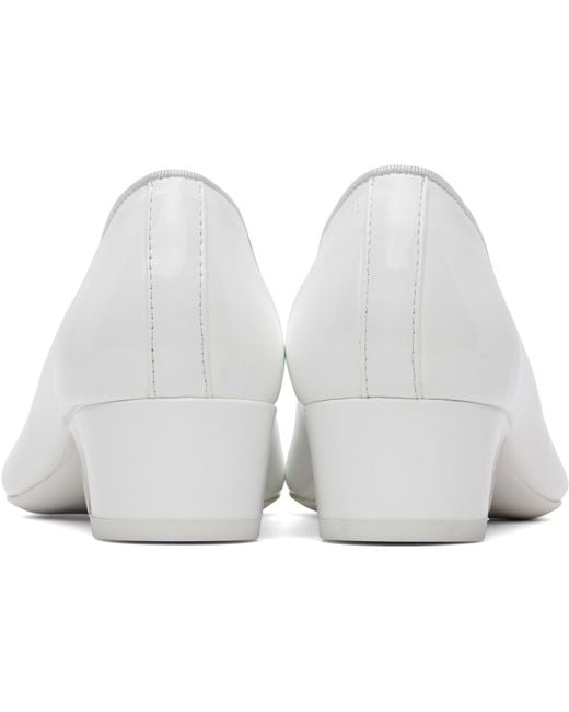 Sandy Liang White Ballet Pump 40 Heels