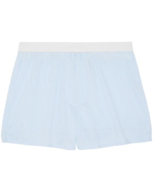 Tom Ford Blue Poplin Boxers for men