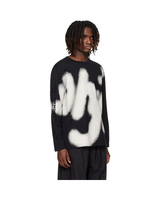 Y-3 Black Off- Mercedes-Amg F1 Edition Yohji Graphic T-Shirt for men