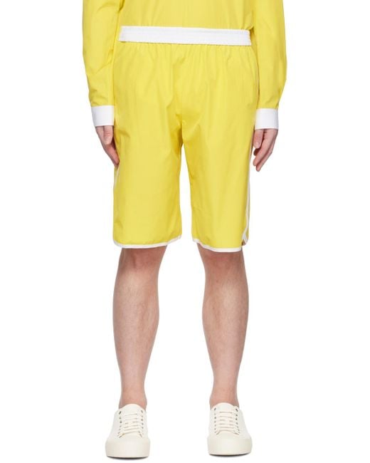 SEBLINE Yellow Running Boxer Shorts for men