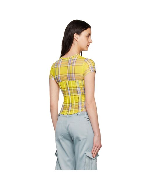 Miaou Yellow Peri Corset
