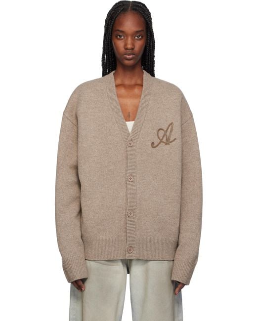 Axel Arigato Multicolor Taupe Ash Signature Cardigan