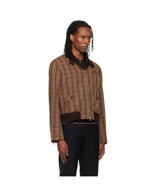Wales Bonner Brown Axis Jacket for men