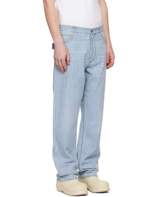 メンズ Bottega Veneta ブルー Light-bleached ジーンズ Blue