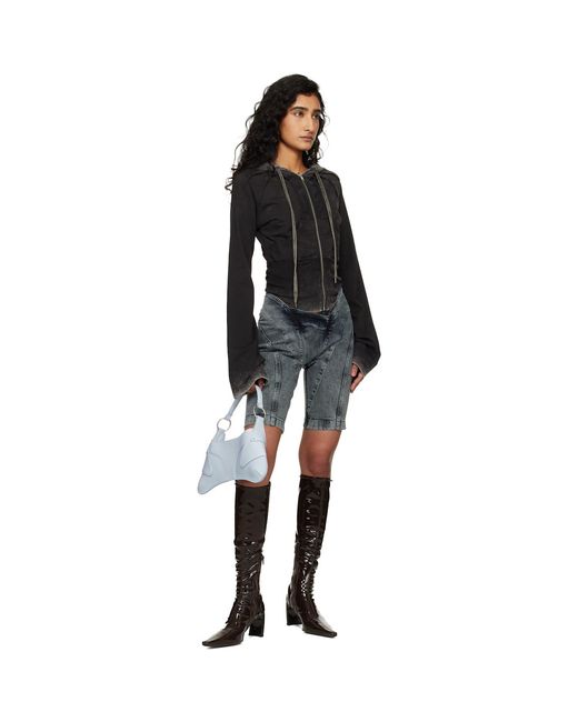 KNWLS Black Celest Shorts