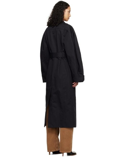 Jacquemus Black Les Classiques 'le Trench Bari' Trench Coat for men
