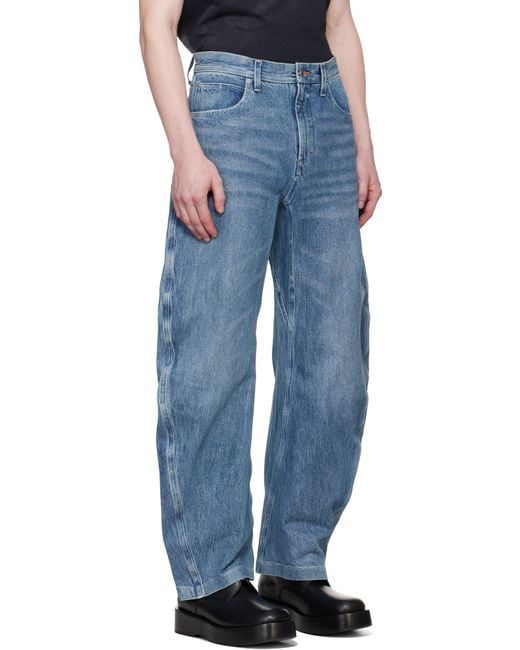 メンズ Alexander Wang ブルー ラウンド ジーンズ Blue