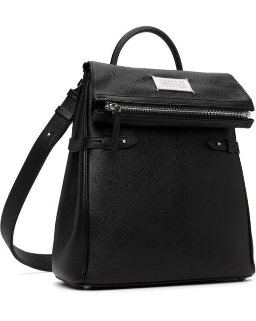 メンズ Maison Margiela ブラック 5Ac Top Handle Backpack バッグ Black