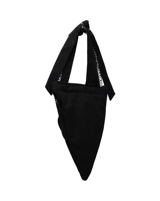 Kiko Kostadinov Black Kest Pouch Bag for men