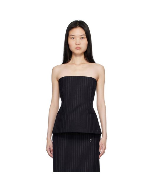 Co. Black Tailo Bustier Top