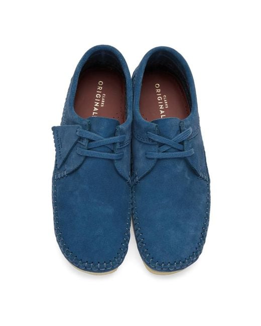 Clarks weaver discount blue