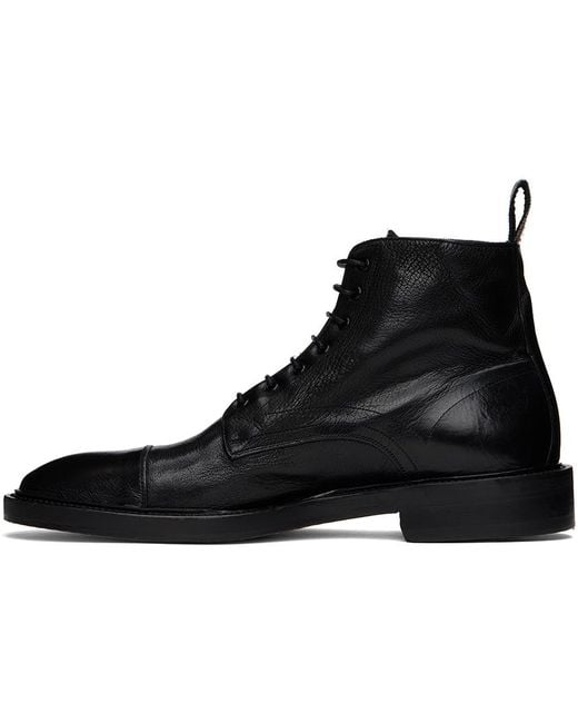 Paul Smith Black Newland Boots for men