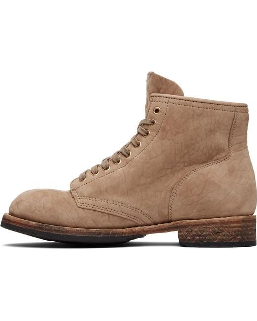 Visvim Black Brigadier Mid-Folk Boots for men