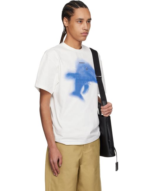 T-Shirt 0105 Blanc Adererror pour homme en coloris Blue