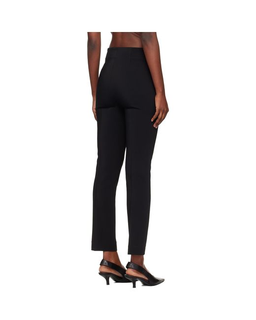 Rohe Black Cigarette Leg Trousers